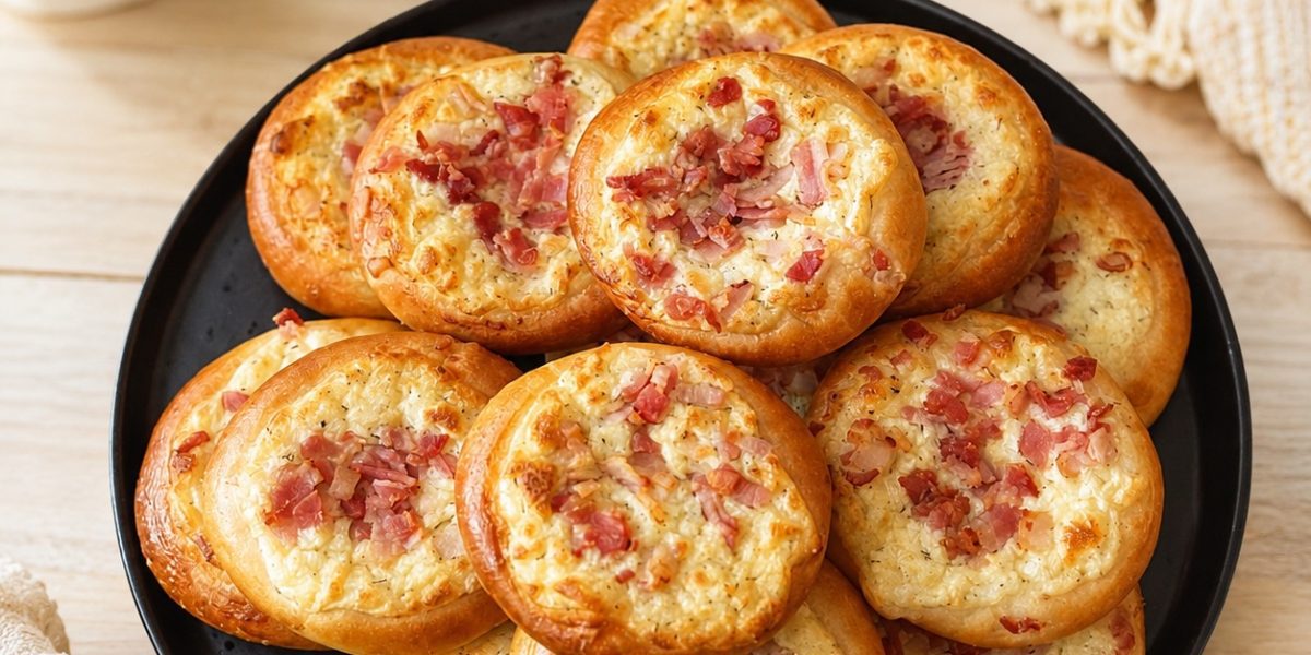 Bryndzovník od babky: mäkučké kysnuté koláčiky s bryndzou a slaninkou