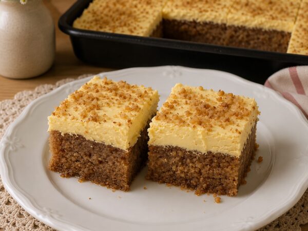Babičkin hrnčekový orechový koláč so šľahačkovým krémom – jednoduchý recept